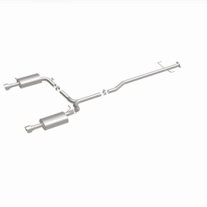 Mazda Mazda6 Performance Exhaust - Rear - Magnaflow - Street Series Cat-Back, Dual Split Rear Exit - Polished - `06-`07