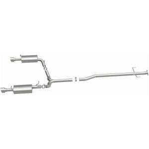 Mazda Mazda6 Performance Exhaust - Rear - Magnaflow - Street Series Cat-Back, Dual Split Rear Exit - Polished - `06-`07