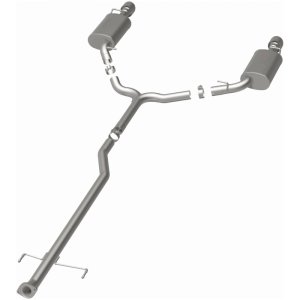 Mazda Mazda6 Performance Exhaust - Rear - Magnaflow - Street Series Cat-Back, Dual Split Rear Exit - Polished - `06-`07