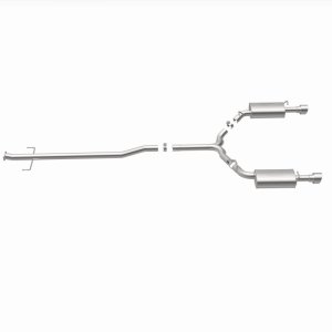 Mazda Mazda6 Performance Exhaust - Rear - Magnaflow - Street Series Cat-Back, Dual Split Rear Exit - Polished - `06-`07