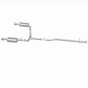 Mazda Mazda6 Performance Exhaust - Rear - Magnaflow - Street Series Cat-Back, Dual Split Rear Exit - Polished - `06-`07