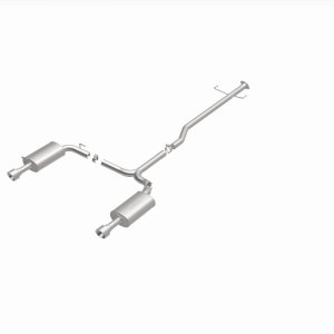 Mazda Mazda6 Performance Exhaust - Rear - Magnaflow - Street Series Cat-Back, Dual Split Rear Exit - Polished - `06-`07