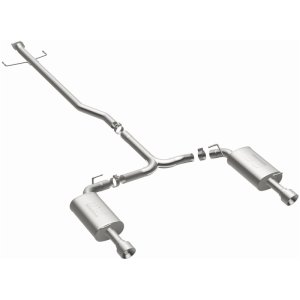 Mazda Mazda6 Performance Exhaust - Rear - Magnaflow - Street Series Cat-Back, Dual Split Rear Exit - Polished - `06-`07
