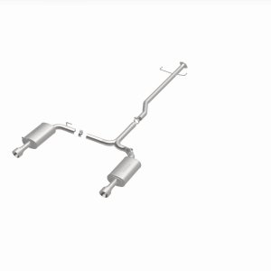 Mazda Mazda6 Performance Exhaust - Rear - Magnaflow - Street Series Cat-Back, Dual Split Rear Exit - Polished - `06-`07