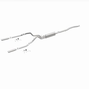 Dodge Dakota Performance Exhaust - Dual Split Rear - Magnaflow - Street Series Cat-Back - 2005