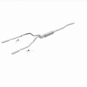 Dodge Dakota Performance Exhaust - Dual Split Rear - Magnaflow - Street Series Cat-Back - 2005