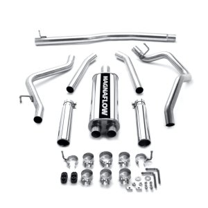 Dodge Dakota Performance Exhaust - Dual Split Rear - Magnaflow - Street Series Cat-Back - 2005