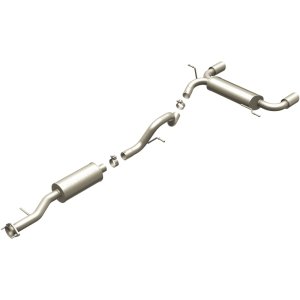 Hummer H3 Performance Exhaust - Rear - Magnaflow - Cat Back, Dual Split Rear Exit, Street Series - Polished - `06-`10