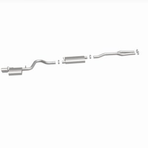 Dodge Magnum Performance Exhaust - Rear - Magnaflow - Street Series Cat-Back, Single Straight Passenger Side Rear Exit - Polished - `05-`10