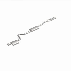 Dodge Magnum Performance Exhaust - Rear - Magnaflow - Street Series Cat-Back, Single Straight Passenger Side Rear Exit - Polished - `05-`10