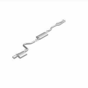 Dodge Magnum Performance Exhaust - Rear - Magnaflow - Street Series Cat-Back, Single Straight Passenger Side Rear Exit - Polished - `05-`10