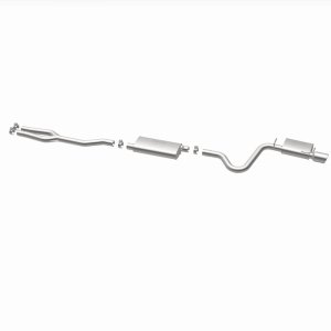 Dodge Magnum Performance Exhaust - Rear - Magnaflow - Street Series Cat-Back, Single Straight Passenger Side Rear Exit - Polished - `05-`10