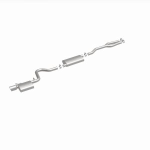 Dodge Magnum Performance Exhaust - Rear - Magnaflow - Street Series Cat-Back, Single Straight Passenger Side Rear Exit - Polished - `05-`10