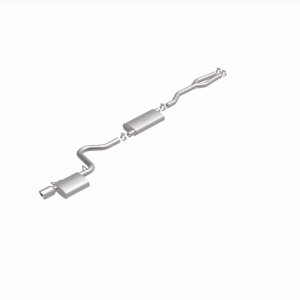 Dodge Magnum Performance Exhaust - Rear - Magnaflow - Street Series Cat-Back, Single Straight Passenger Side Rear Exit - Polished - `05-`10