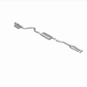 Dodge Magnum Performance Exhaust - Rear - Magnaflow - Street Series Cat-Back, Single Straight Passenger Side Rear Exit - Polished - `05-`10