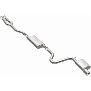 Dodge Magnum Performance Exhaust - Rear - Magnaflow - Street Series Cat-Back, Single Straight Passenger Side Rear Exit - Polished - `05-`10