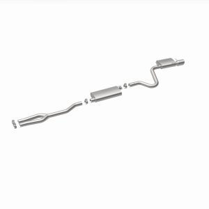 Dodge Magnum Performance Exhaust - Rear - Magnaflow - Street Series Cat-Back, Single Straight Passenger Side Rear Exit - Polished - `05-`10