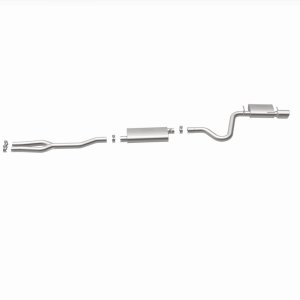 Dodge Magnum Performance Exhaust - Rear - Magnaflow - Street Series Cat-Back, Single Straight Passenger Side Rear Exit - Polished - `05-`10