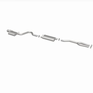 Dodge Magnum Performance Exhaust - Rear - Magnaflow - Street Series Cat-Back, Single Straight Passenger Side Rear Exit - Polished - `05-`10