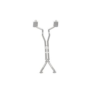 Cadillac CTS Performance Exhaust - Rear - Magnaflow - Cat Back, Dual Split Rear Exit, Street Series - Polished - `04-`05