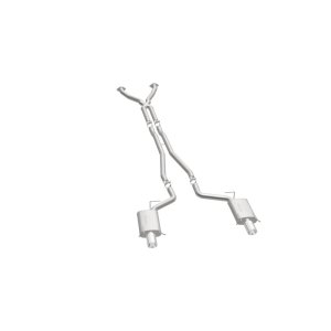 Cadillac CTS Performance Exhaust - Rear - Magnaflow - Cat Back, Dual Split Rear Exit, Street Series - Polished - `04-`05