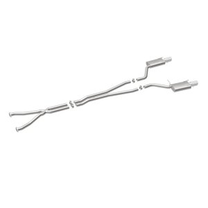 Cadillac CTS Performance Exhaust - Rear - Magnaflow - Cat Back, Dual Split Rear Exit, Street Series - Polished - `04-`05