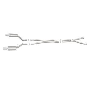 Cadillac CTS Performance Exhaust - Rear - Magnaflow - Cat Back, Dual Split Rear Exit, Street Series - Polished - `04-`05