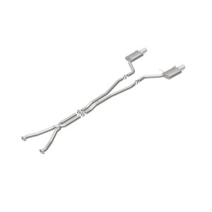 Cadillac CTS Performance Exhaust - Rear - Magnaflow - Cat Back, Dual Split Rear Exit, Street Series - Polished - `04-`05