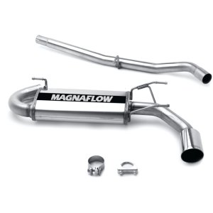 Mazda Miata Performance Exhaust - Single Straight Passenger Side Rear - Magnaflow - Cat Back - Polished - `99-`05