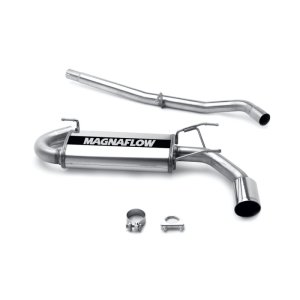 Mazda Miata Performance Exhaust - Single Straight Passenger Side Rear - Magnaflow - Cat Back - Polished - `99-`05