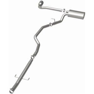 Scion tC Performance Exhaust - Rear - Magnaflow - Street Series Cat-Back, Single Straight Passenger Side Exit - Polished - `05-`10