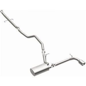 Scion tC Performance Exhaust - Rear - Magnaflow - Street Series Cat-Back, Single Straight Passenger Side Exit - Polished - `05-`10
