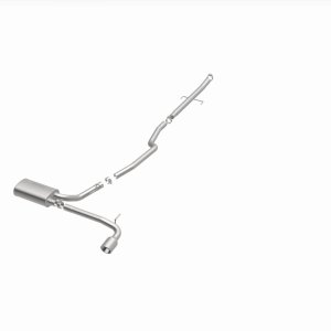 Scion tC Performance Exhaust - Rear - Magnaflow - Street Series Cat-Back, Single Straight Passenger Side Exit - Polished - `05-`10