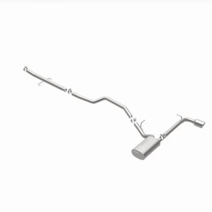 Scion tC Performance Exhaust - Rear - Magnaflow - Street Series Cat-Back, Single Straight Passenger Side Exit - Polished - `05-`10