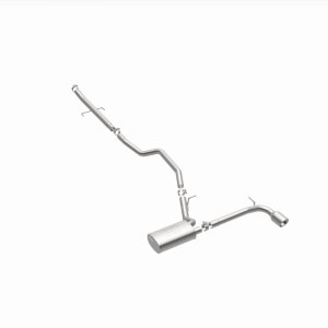 Scion tC Performance Exhaust - Rear - Magnaflow - Street Series Cat-Back, Single Straight Passenger Side Exit - Polished - `05-`10