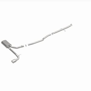 Scion tC Performance Exhaust - Rear - Magnaflow - Street Series Cat-Back, Single Straight Passenger Side Exit - Polished - `05-`10