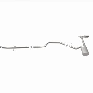 Scion tC Performance Exhaust - Rear - Magnaflow - Street Series Cat-Back, Single Straight Passenger Side Exit - Polished - `05-`10