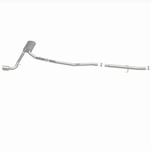 Scion tC Performance Exhaust - Rear - Magnaflow - Street Series Cat-Back, Single Straight Passenger Side Exit - Polished - `05-`10