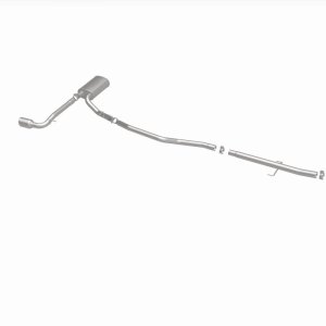 Scion tC Performance Exhaust - Rear - Magnaflow - Street Series Cat-Back, Single Straight Passenger Side Exit - Polished - `05-`10