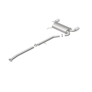 INFINITI G35 Performance Exhaust - Rear - Magnaflow - Street Series Cat-Back - Polished - `03-`07