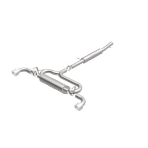 Volkswagen R32 Performance Exhaust - Dual Split Rear - Magnaflow - Cat Back, Touring Series - Polished - 2004