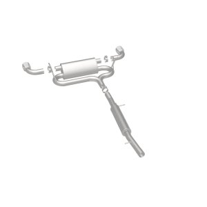 Volkswagen R32 Performance Exhaust - Dual Split Rear - Magnaflow - Cat Back, Touring Series - Polished - 2004