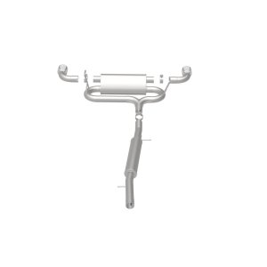 Volkswagen R32 Performance Exhaust - Dual Split Rear - Magnaflow - Cat Back, Touring Series - Polished - 2004