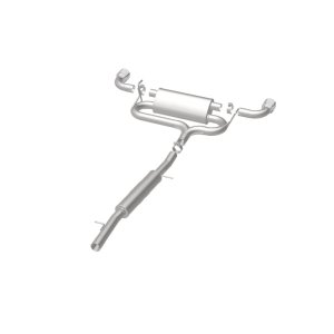 Volkswagen R32 Performance Exhaust - Dual Split Rear - Magnaflow - Cat Back, Touring Series - Polished - 2004