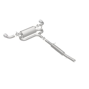 Volkswagen R32 Performance Exhaust - Dual Split Rear - Magnaflow - Cat Back, Touring Series - Polished - 2004