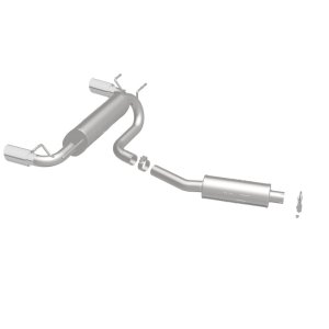 Mazda MX-5 Miata Performance Exhaust - Dual Split Rear - Magnaflow - Street Series Cat-Back - Polished - `06-`14 Mazda MX-5 Miata Performance Exhaust - Dual Split Rear - Magnaflow - Street Series Cat-Back - Polished - `06-`14