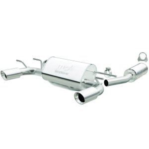 Mazda MX-5 Miata Performance Exhaust - Dual Split Rear - Magnaflow - Street Series Cat-Back - Polished - `06-`14