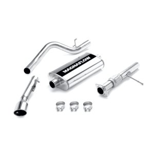 Chevrolet Tahoe Performance Exhaust - Single Passenger Side Rear - Magnaflow - Street Series Cat-Back - Polished - 2007 Chevrolet Tahoe Performance Exhaust - Single Passenger Side Rear - Magnaflow - Street Series Cat-Back - Polished - 2007