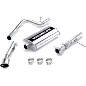 GMC Yukon Performance Exhaust - Single Passenger Side Rear - Magnaflow - Street Series Cat-Back - Polished - 2007
