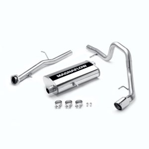 Ford Explorer Sport Trac Performance Exhaust - Single Driver Side Rear exit - Magnaflow - Cat Back - Polished - `07-`10
